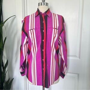 Vintage 80’s Colorful Wrangler Button Down